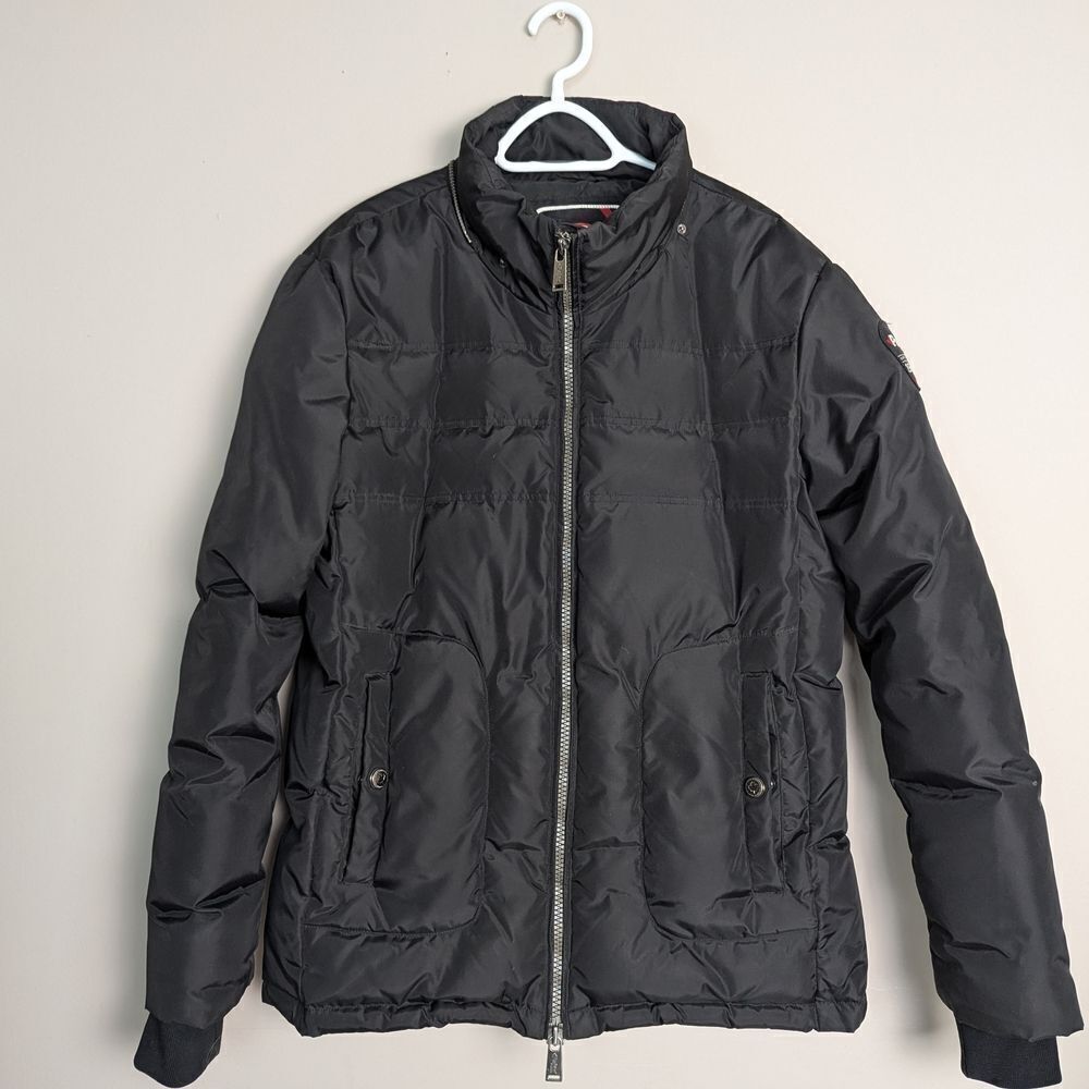 Pajar Men's Puffer Jacket Black Down Size M